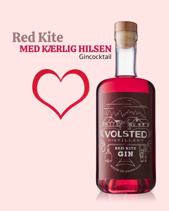 Red Kite gin - MED KÆRLIG HILSEN sæt