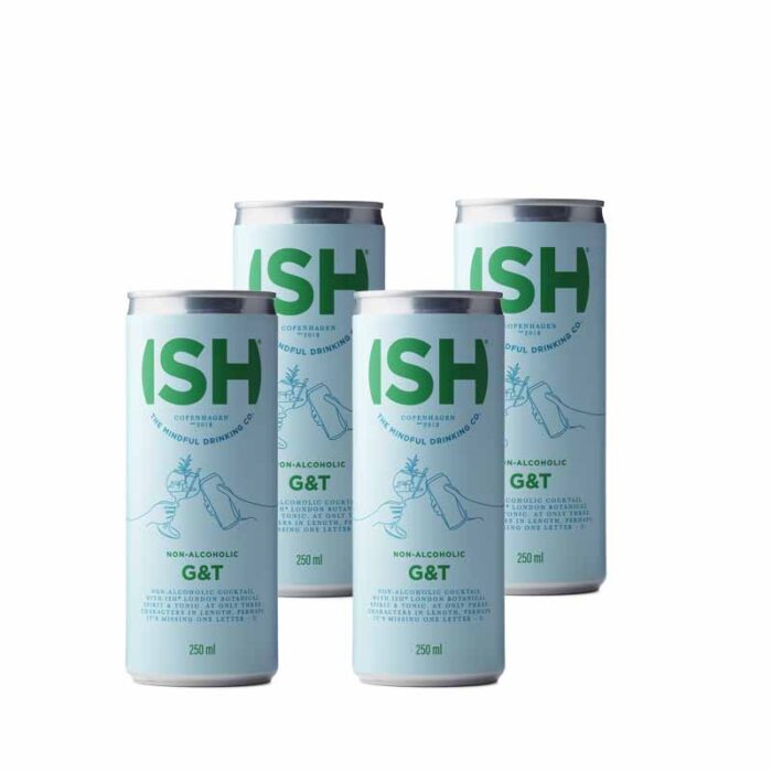 ISH - 4 x Gin og Tonic, 25 cl