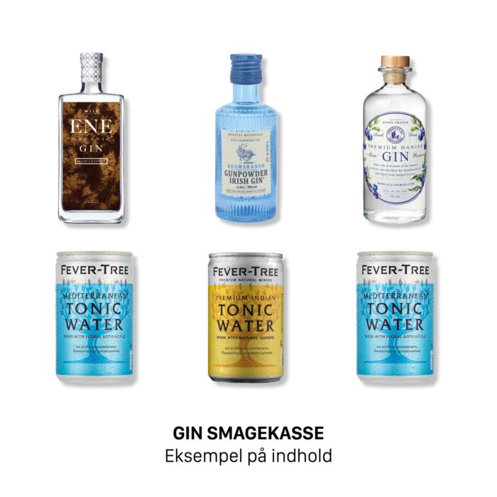 Kun Det Bedste - Smagekasse med 3 x gin