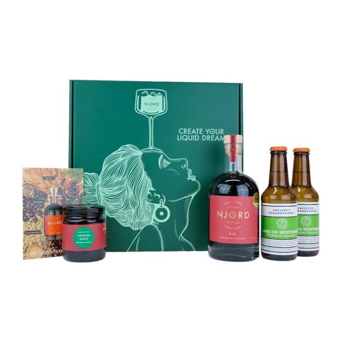 Njord Gin - Cherry Christmas Cocktail Kit