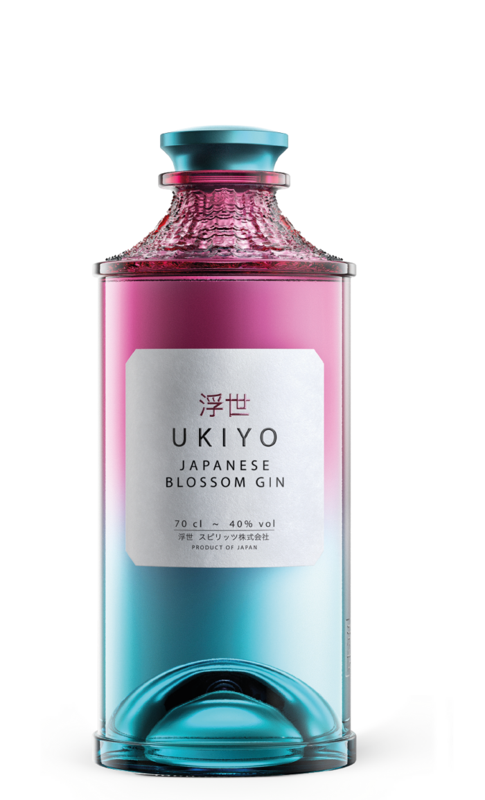 Ukiyo Japansk Blomst Gin