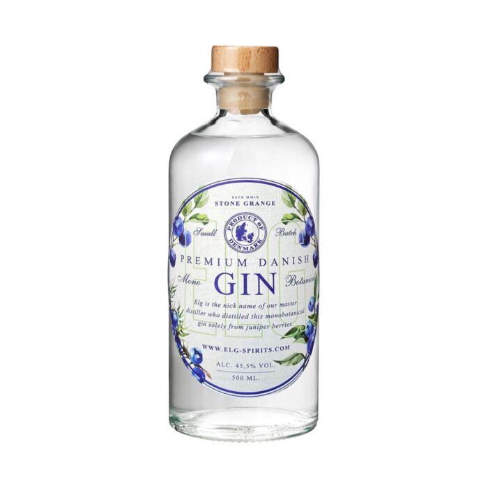 Elg Mono Botanical Gin - 45,5% - 50cl - Danmark